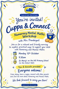 Cuppa and Connect - Numeracy